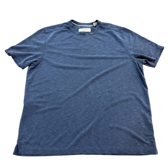 Tommy Bahama Other - Tommy Bahama‎ Mens Blue Slub Knit Marlin Logo Short Sleeve T-Shirt XL